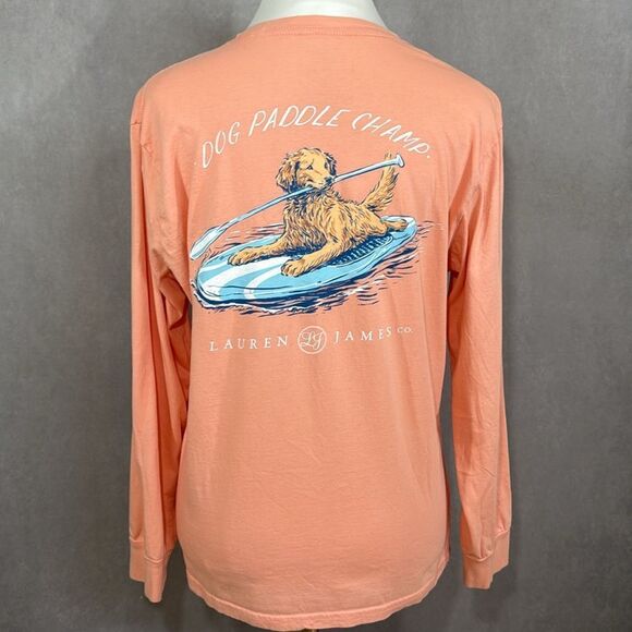 Lauren James Dog Paddle Champ Long Sleeve T-Shirt | Size M - Picture 3 of 5